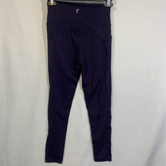 Zyia active tights. Navy blue. Pockets. High waisted. Thick waist band. Size 4. - Picture 5 of 9